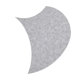 Petal Solid Color Heather Gray