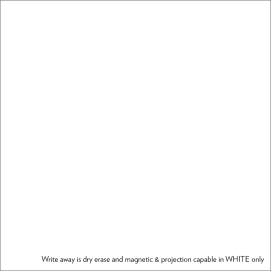 Write Away Dry Erase Mag and Proj WHT