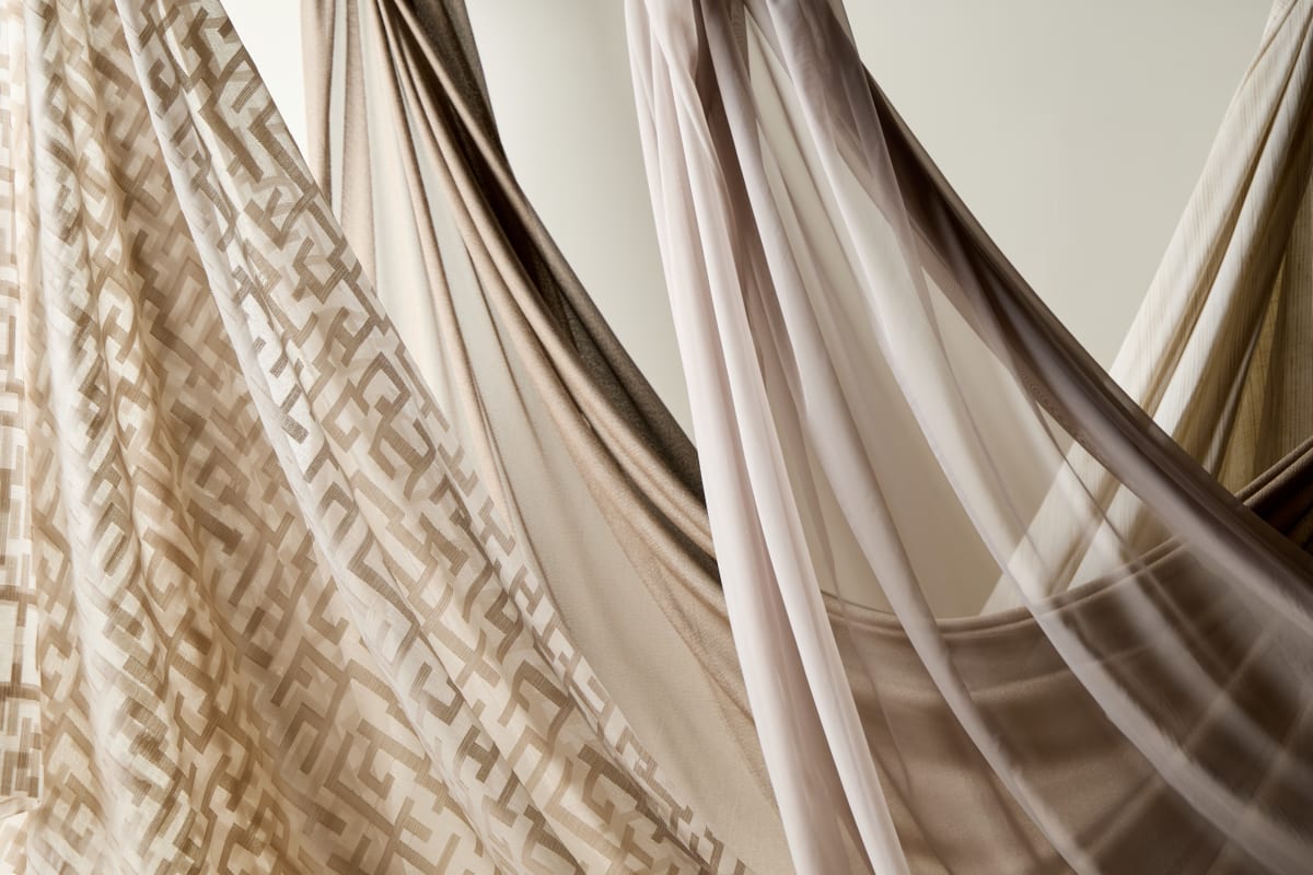 Sheer Showcase drapery makes an ethereal statement in any interiors.