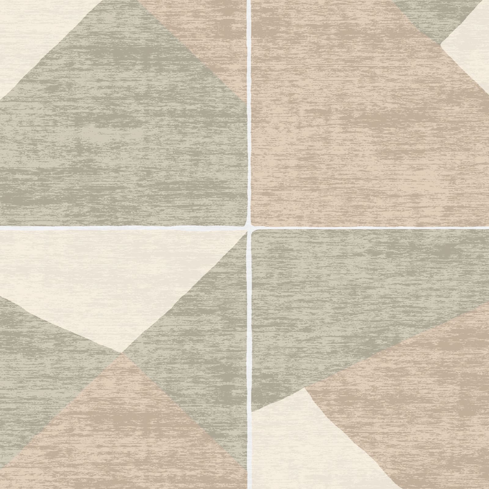 Angle Play: a digital art wallcovering customizable by scale, color, and more.