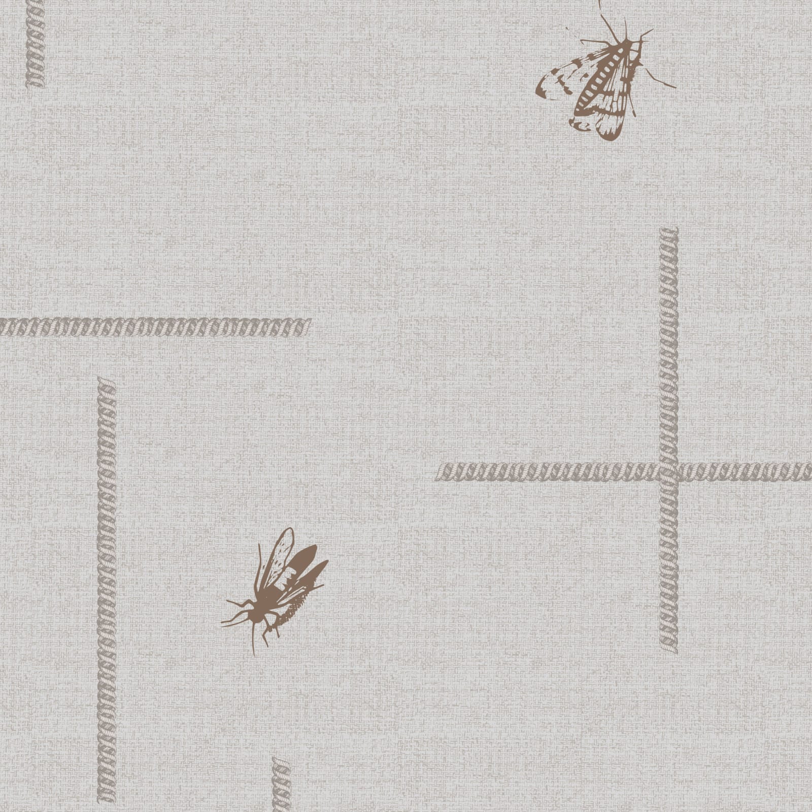 Bug Parade: a digital art wallcovering customizable by scale, color, and more.