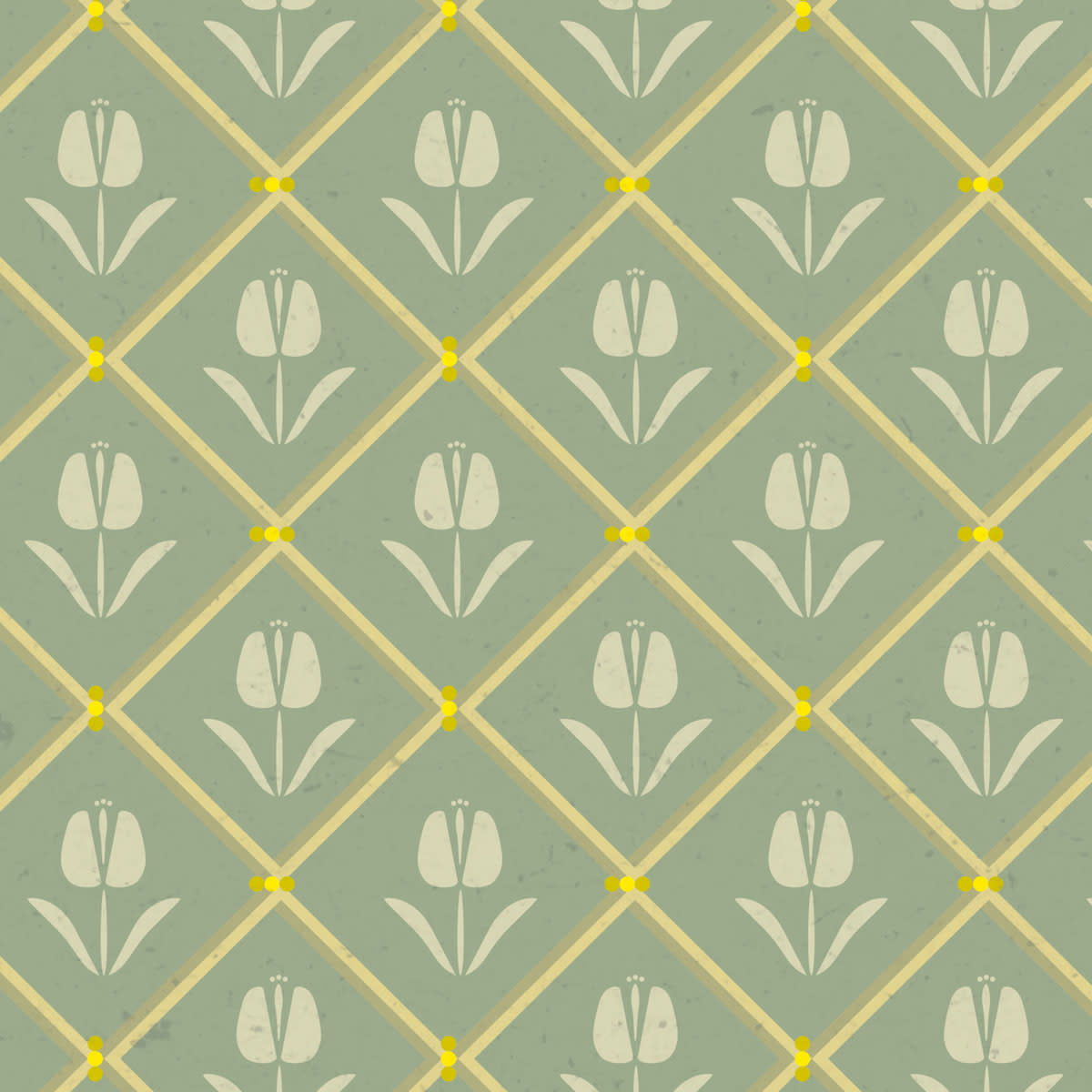 Lisse Nostalgia: a digital art wallcovering customizable by scale, color, and more.