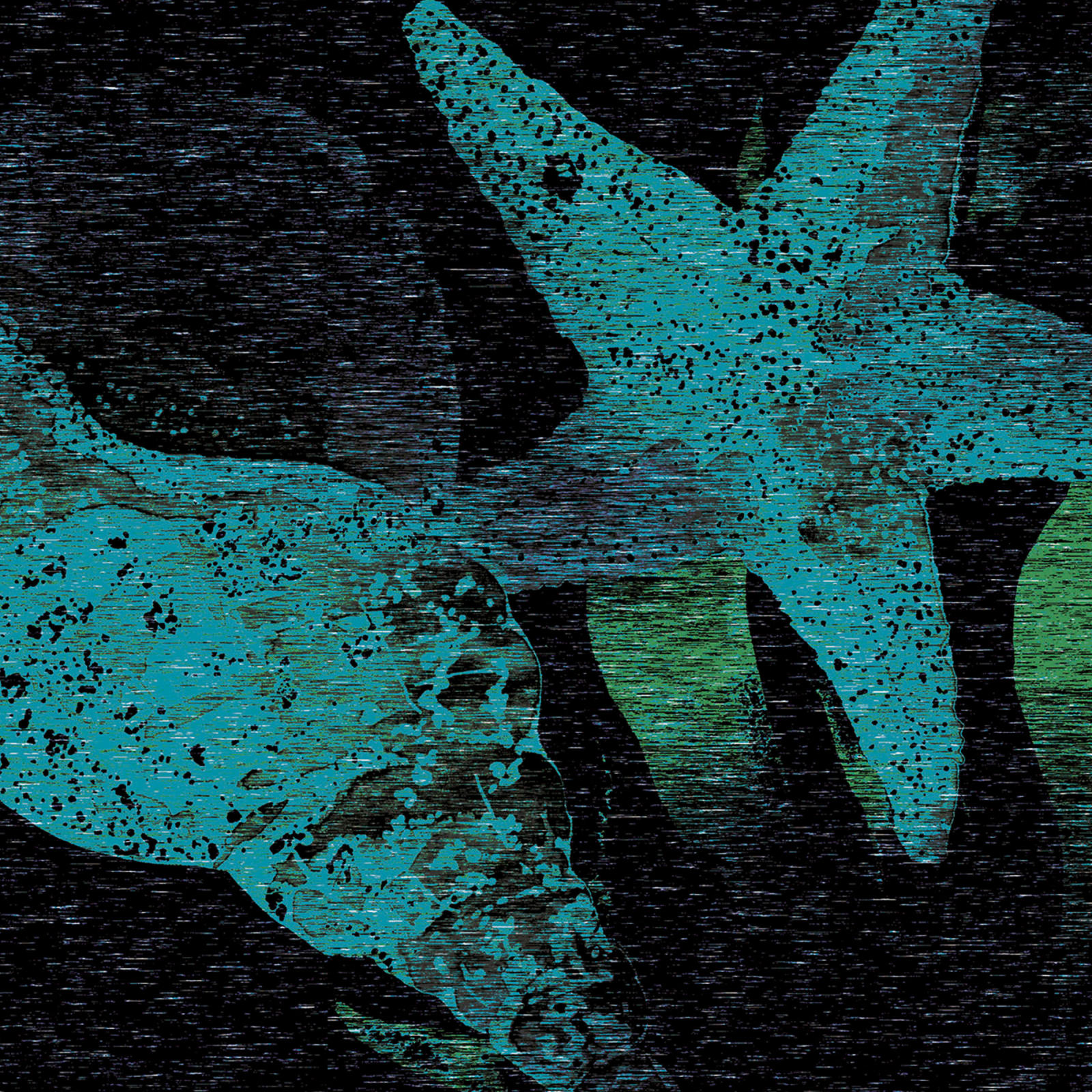 Neptune's Meadow: a digital art wallcovering customizable by scale, color, and more.