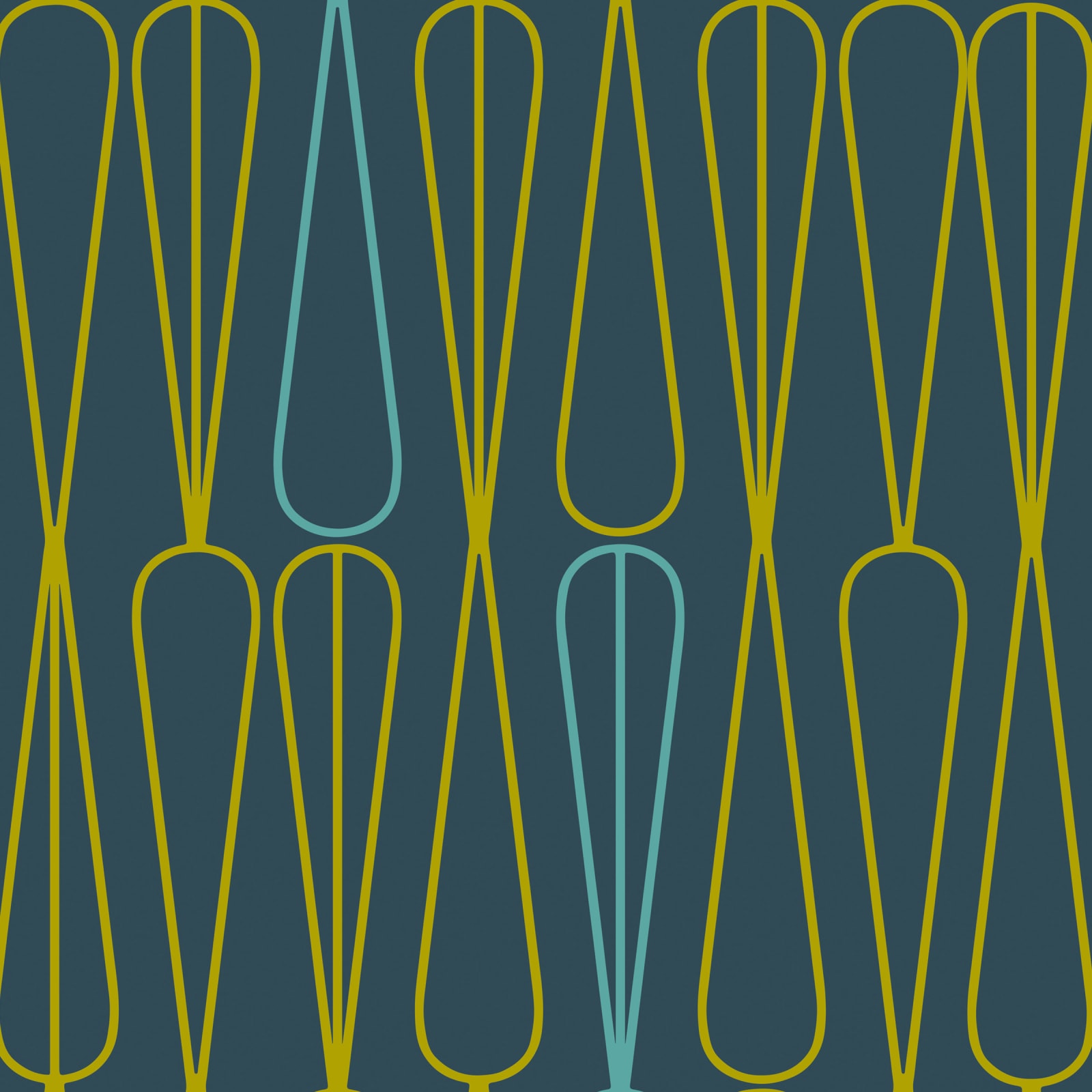 Parachute DL: a digital art wallcovering customizable by scale, color, and more.