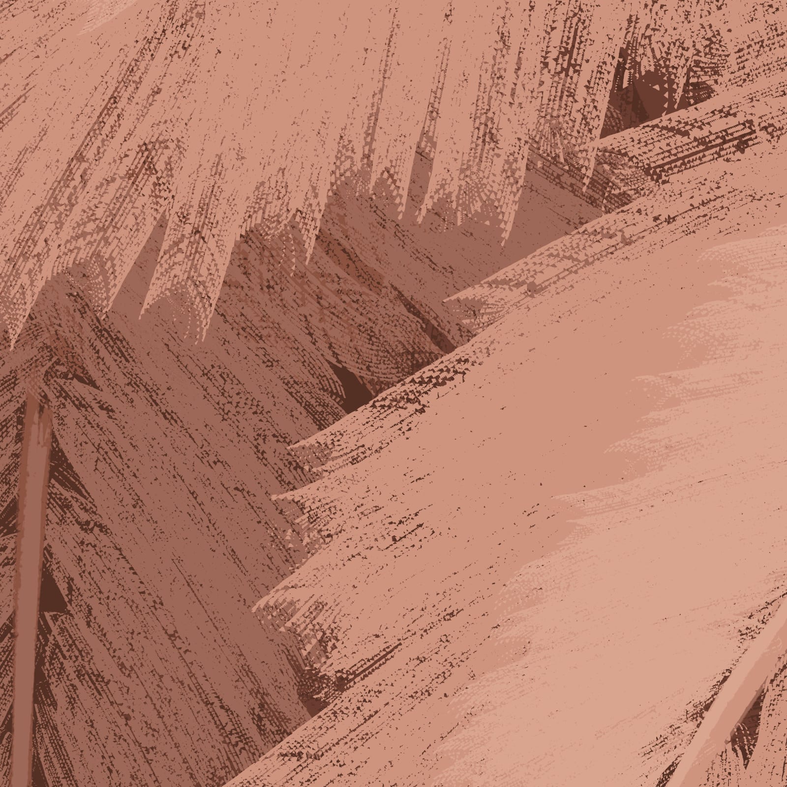 Tropica: a digital art wallcovering customizable by scale, color, and more.
