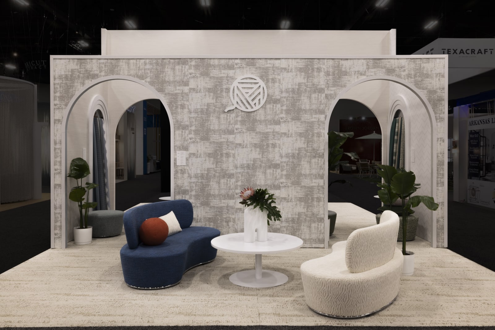 Backside of Momentum's 2024 HD Expo booth