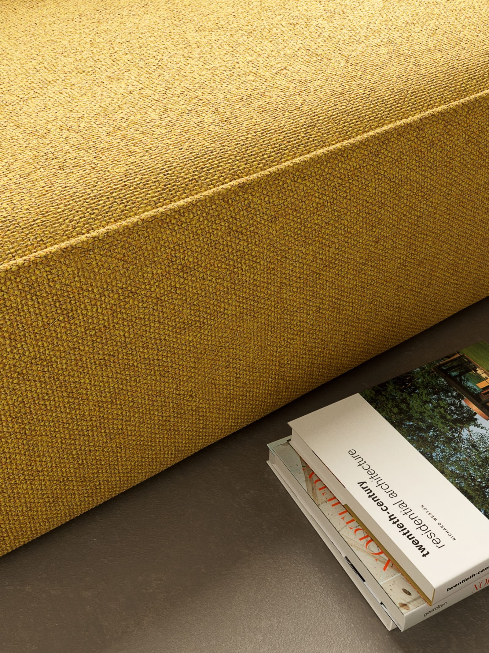Chekhov upholstered on couch