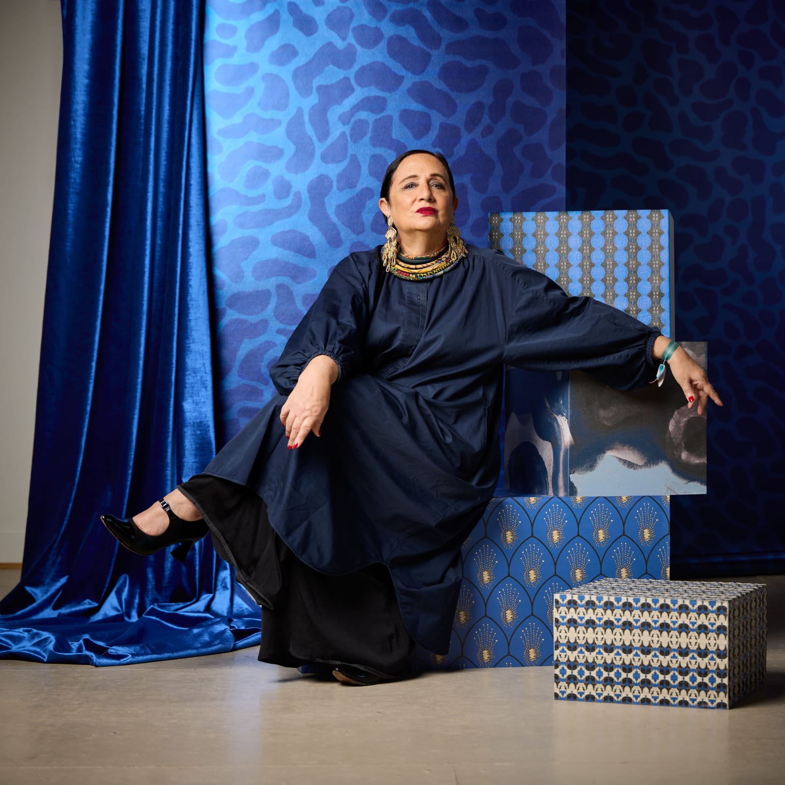 Rebecca Moses x Momentum wallcovering collection was a BDNY 2024 highlight per KBB Interior Designs.