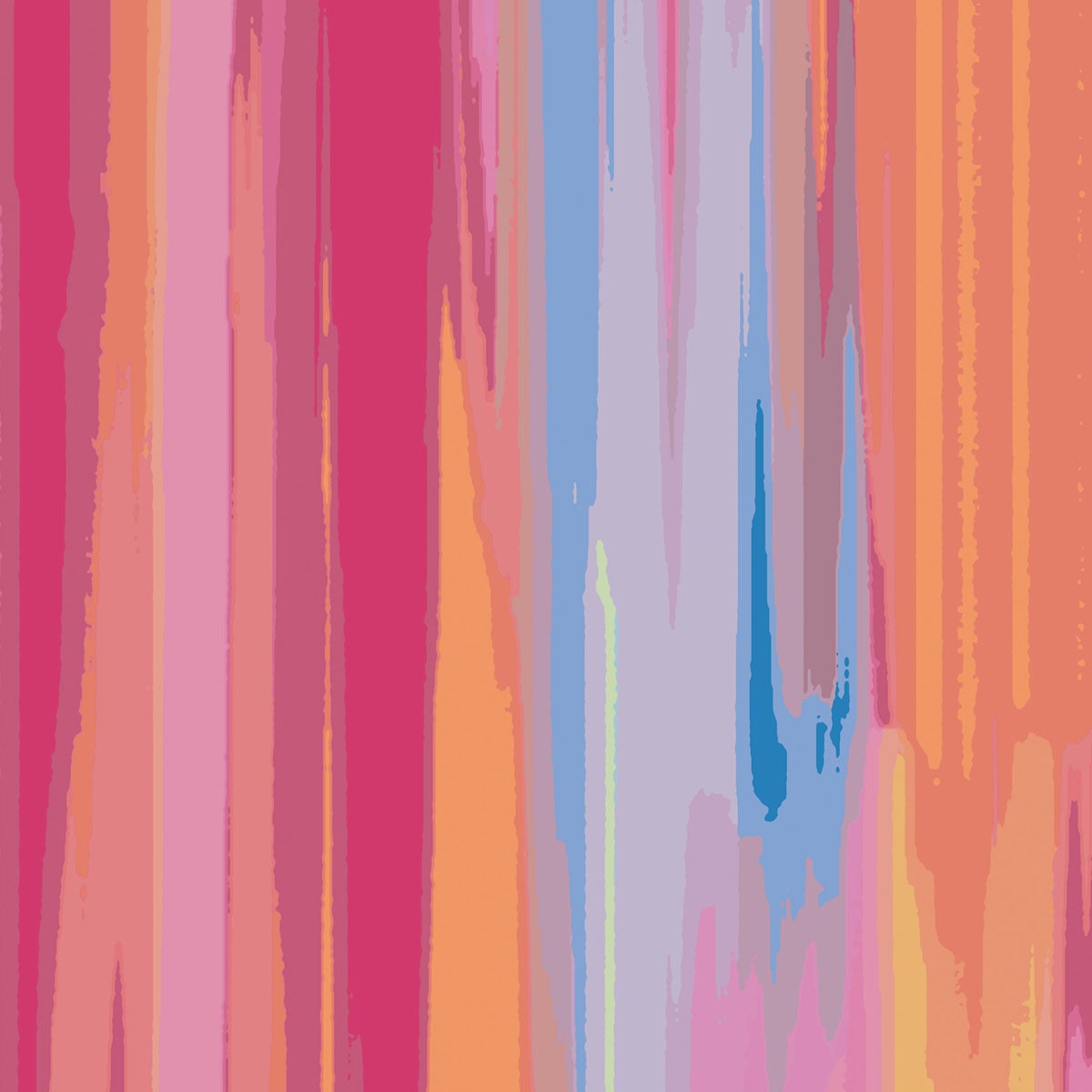 Colorscape swatch: a novelty digital art wallcovering customizable by scale, color, and more.