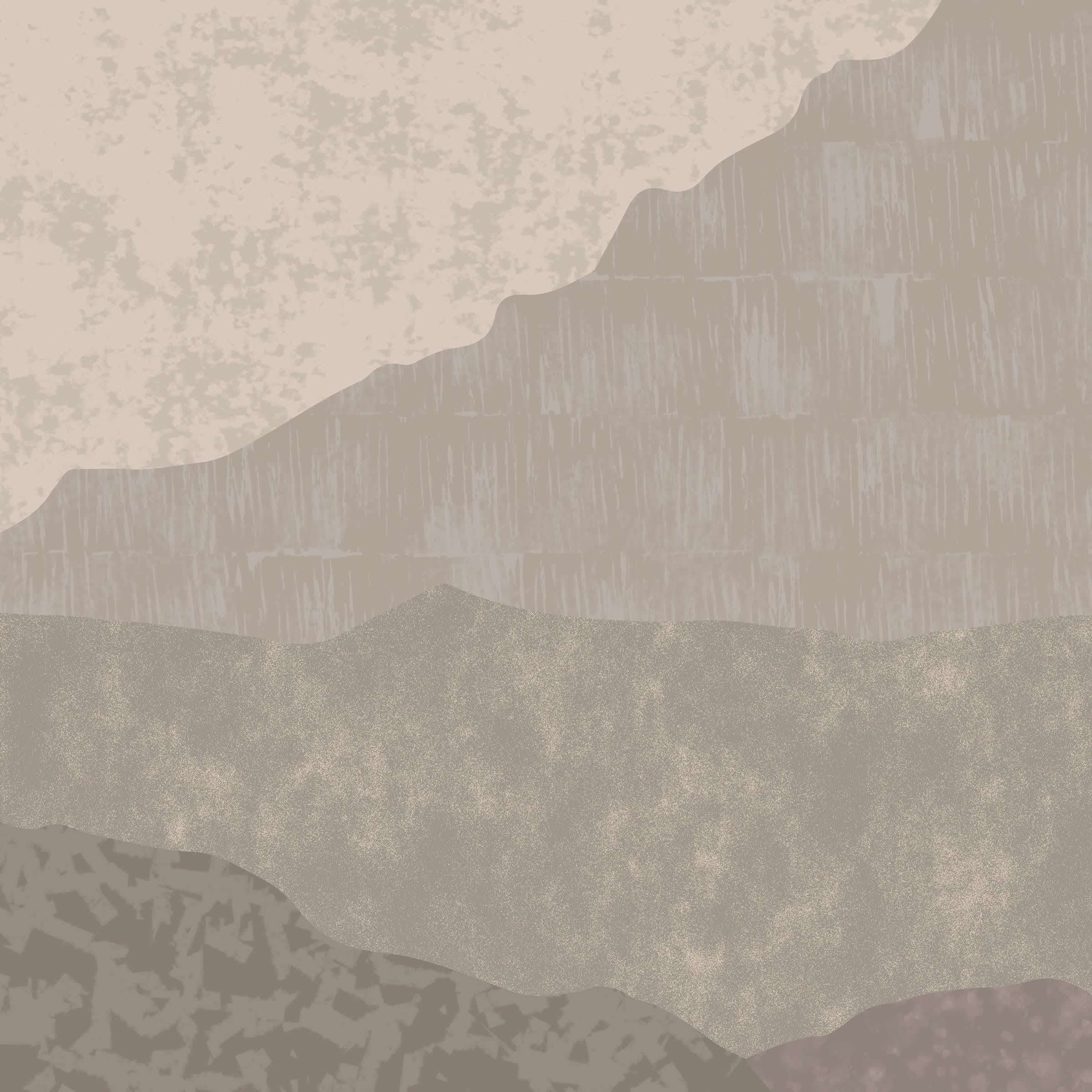 Huangshan swatch: a nature-inspired digital art wallcovering customizable by scale, color, and more.