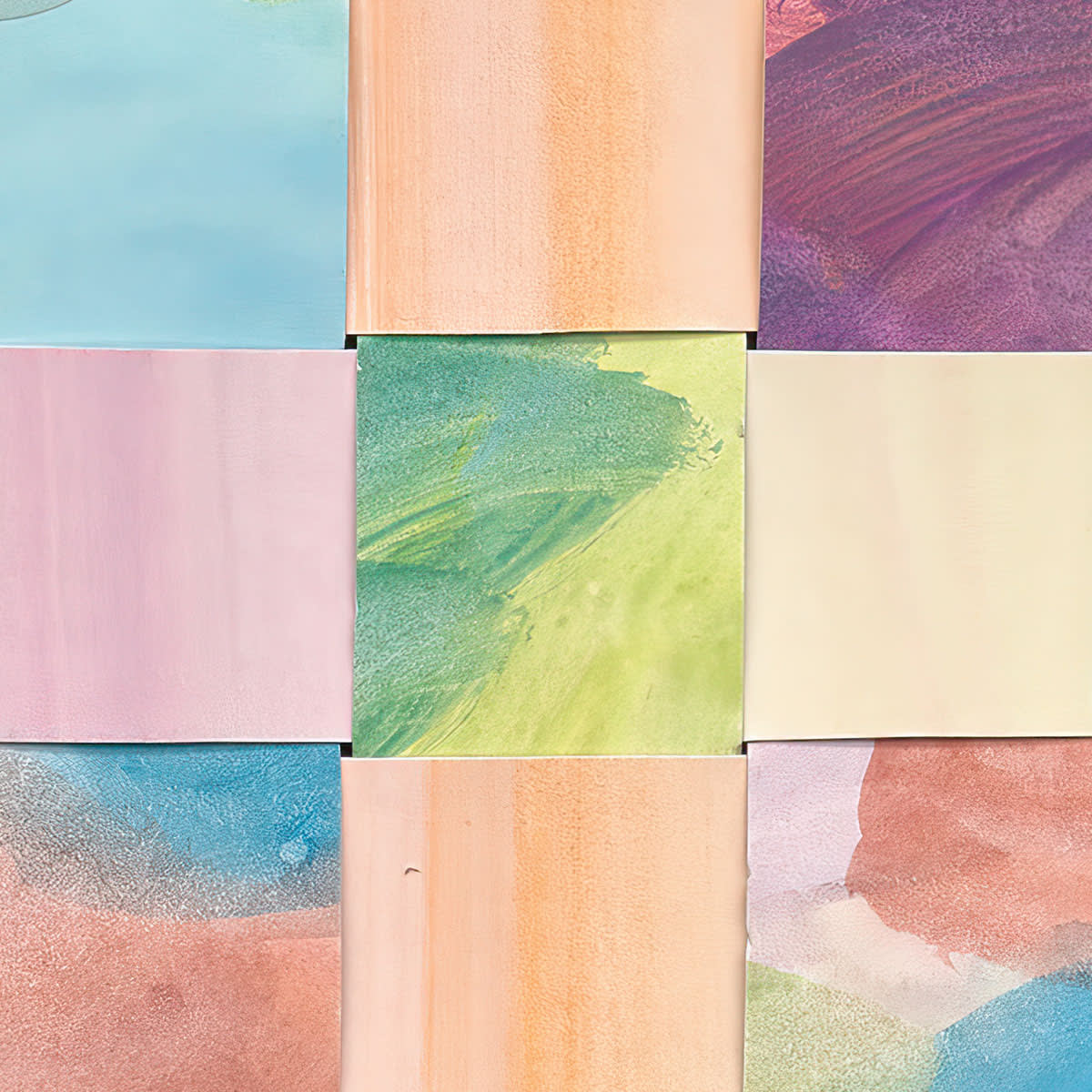 Interlaced swatch: a novelty digital art wallcovering customizable by scale, color, and more.