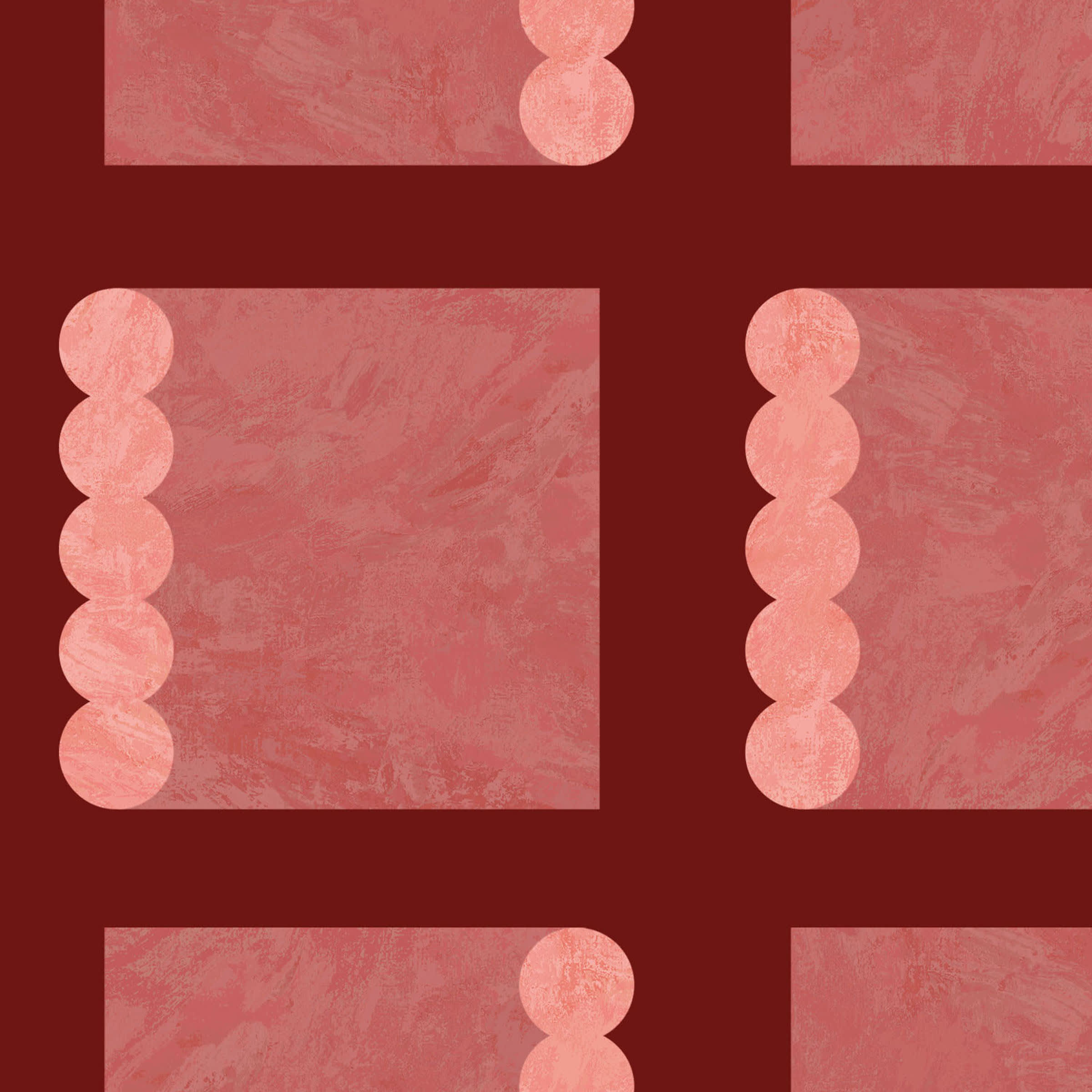 Mochi Grid swatch: a contemporary digital art wallcovering customizable by scale, color, and more.