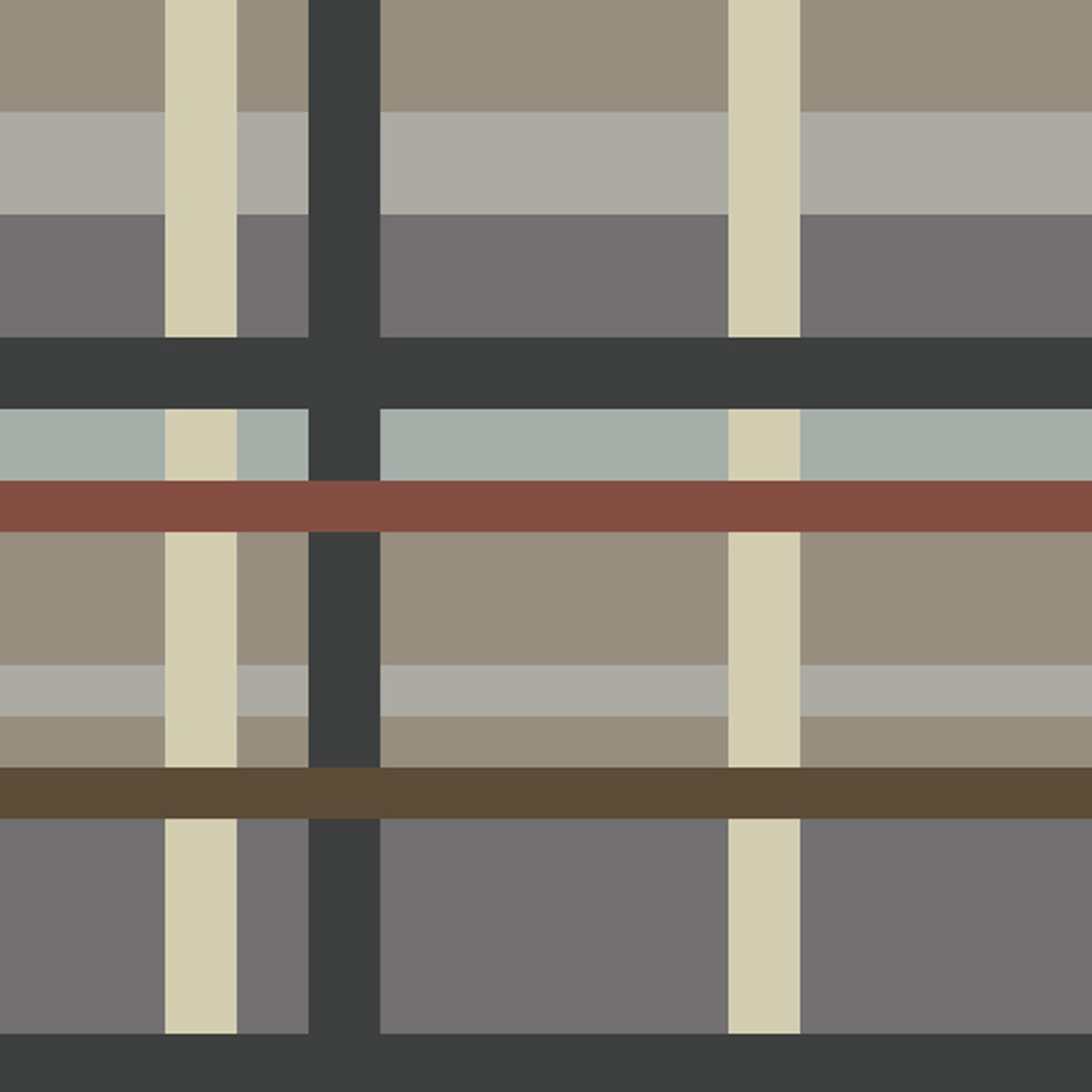 Modern Plaid WC swatch: a traditional digital art wallcovering customizable by scale, color, and more.