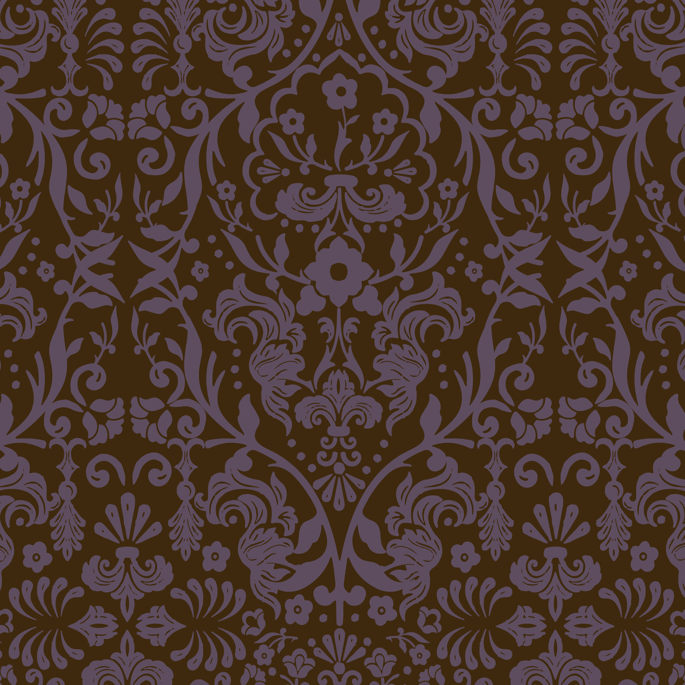 Petal Damascus swatch: a traditional digital art wallcovering customizable by scale, color, and more.