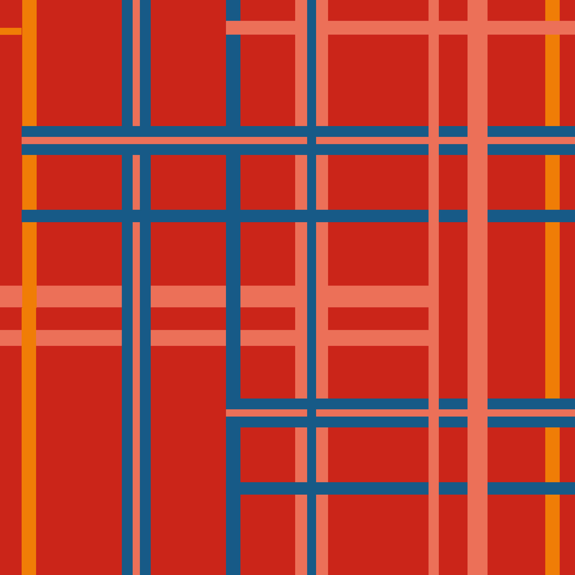 Urban Plaid swatch: a traditional digital art wallcovering customizable by scale, color, and more.