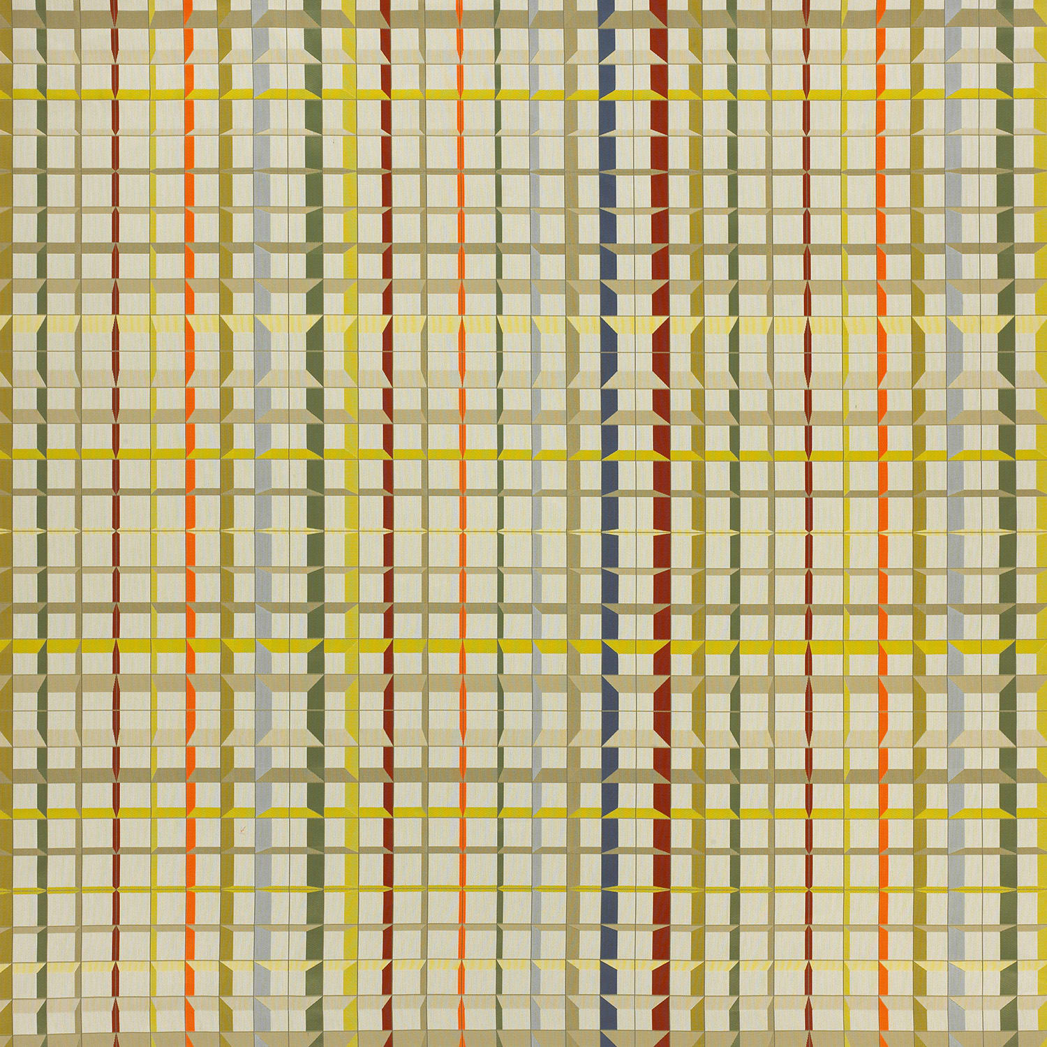 3D Grid, a woven textile from our Emanuela Frattini Magnusson collaborator collection.