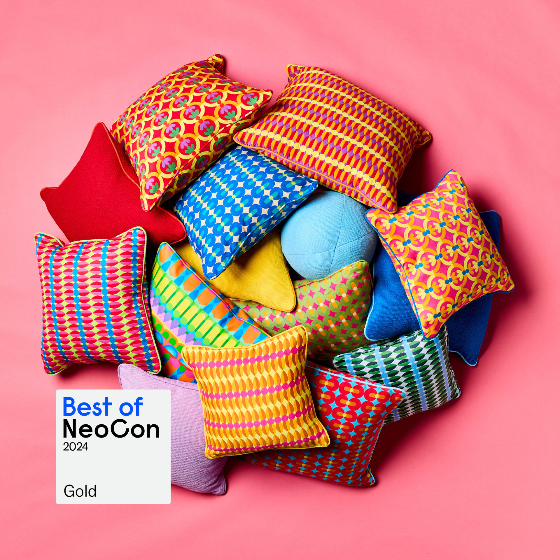 Best of NeoCon Gold Award in Textiles: Upholstery: Yinka Ilori x Momentum