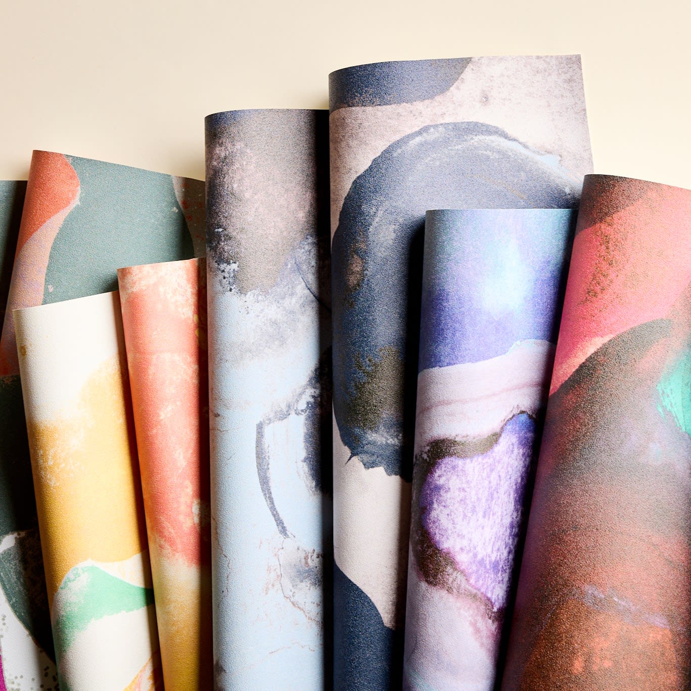 See Rebecca Moses x Momentum wallcoverings that made grand debut at BDNY 2024, as noted by Business of Home.