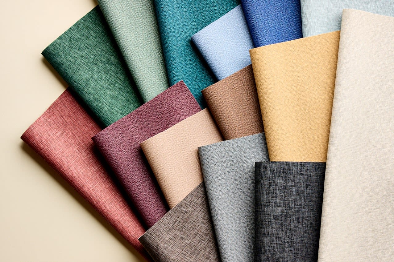 Renew textile are phasphthalate-free, with over 50% bio- attributed content and a 100% recycled polyester backing.