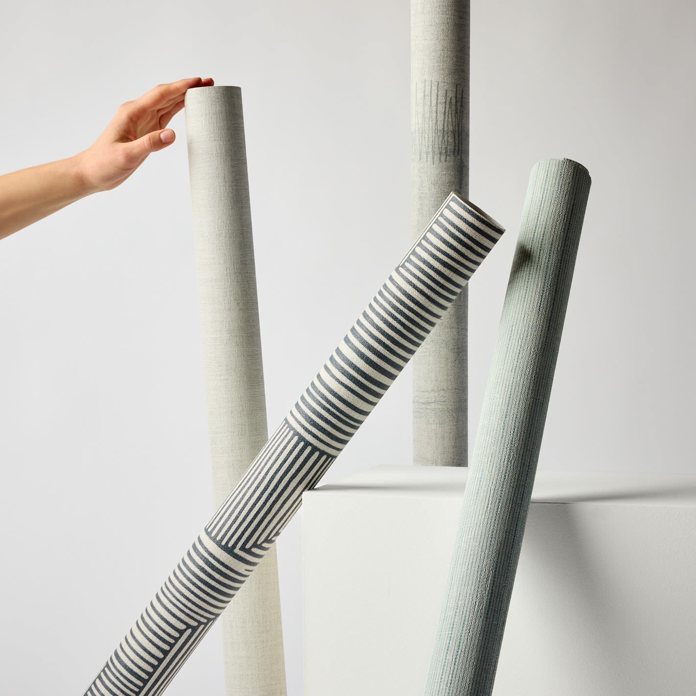 Circon wallcoverings by Momentum, proudly made in the USA, featured alongside 8 other USA-made products in a Dezeen article.