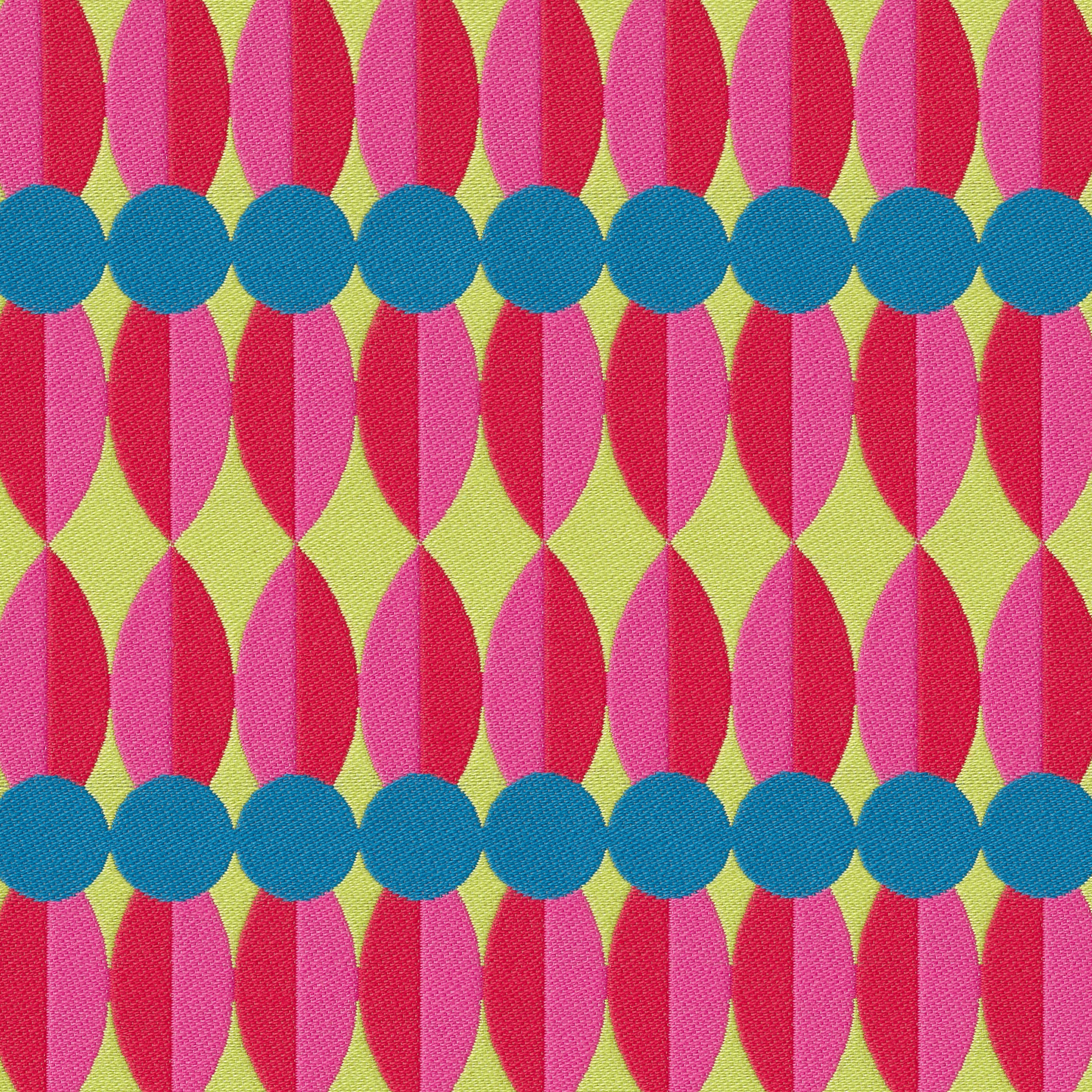 Yinka Ilori textile, Dream Catchers in Punch colorway