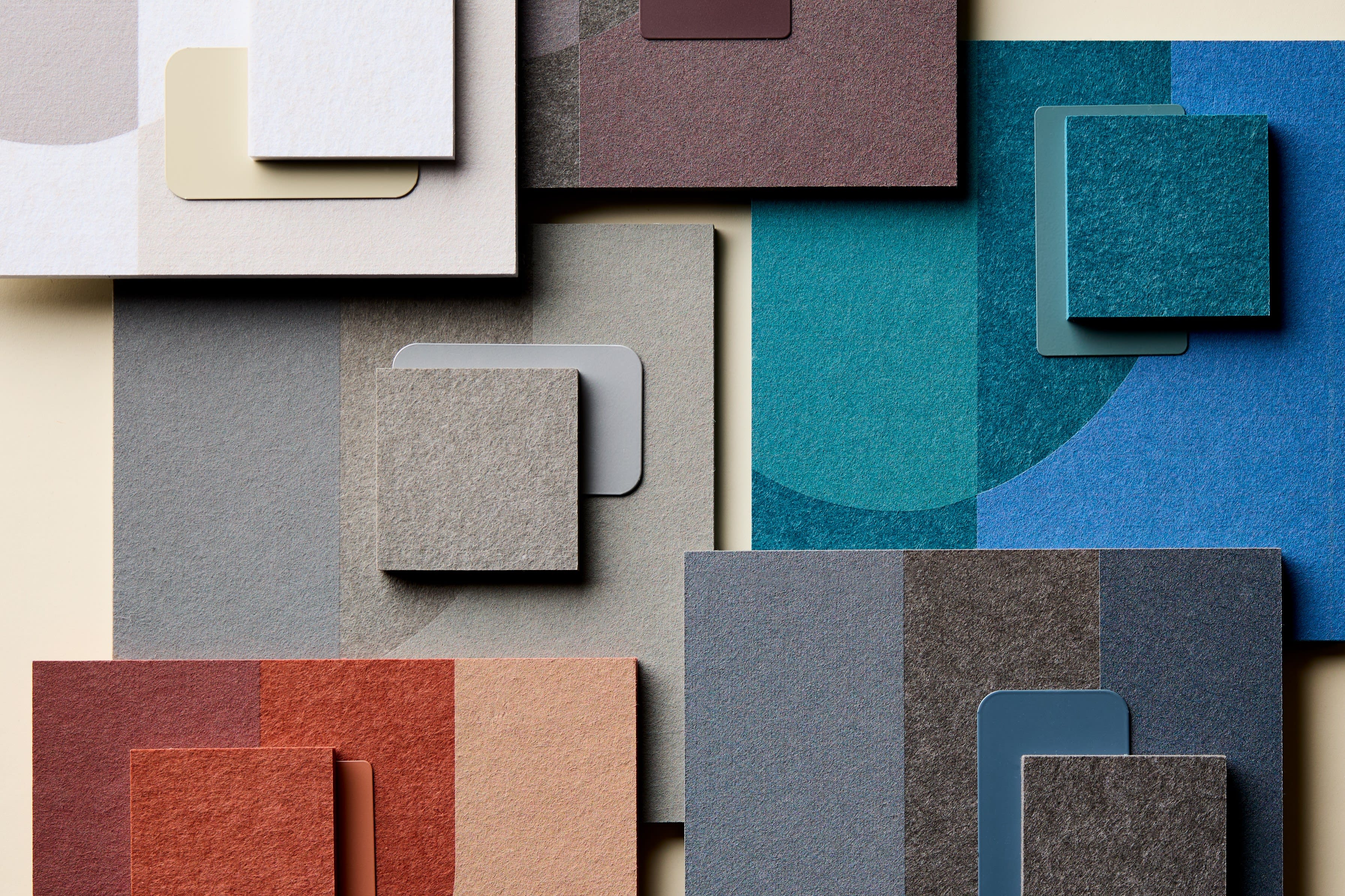 Explore the new Pindrop acoustic patterns: Geofusion, Chesil, Suna, and new colorways