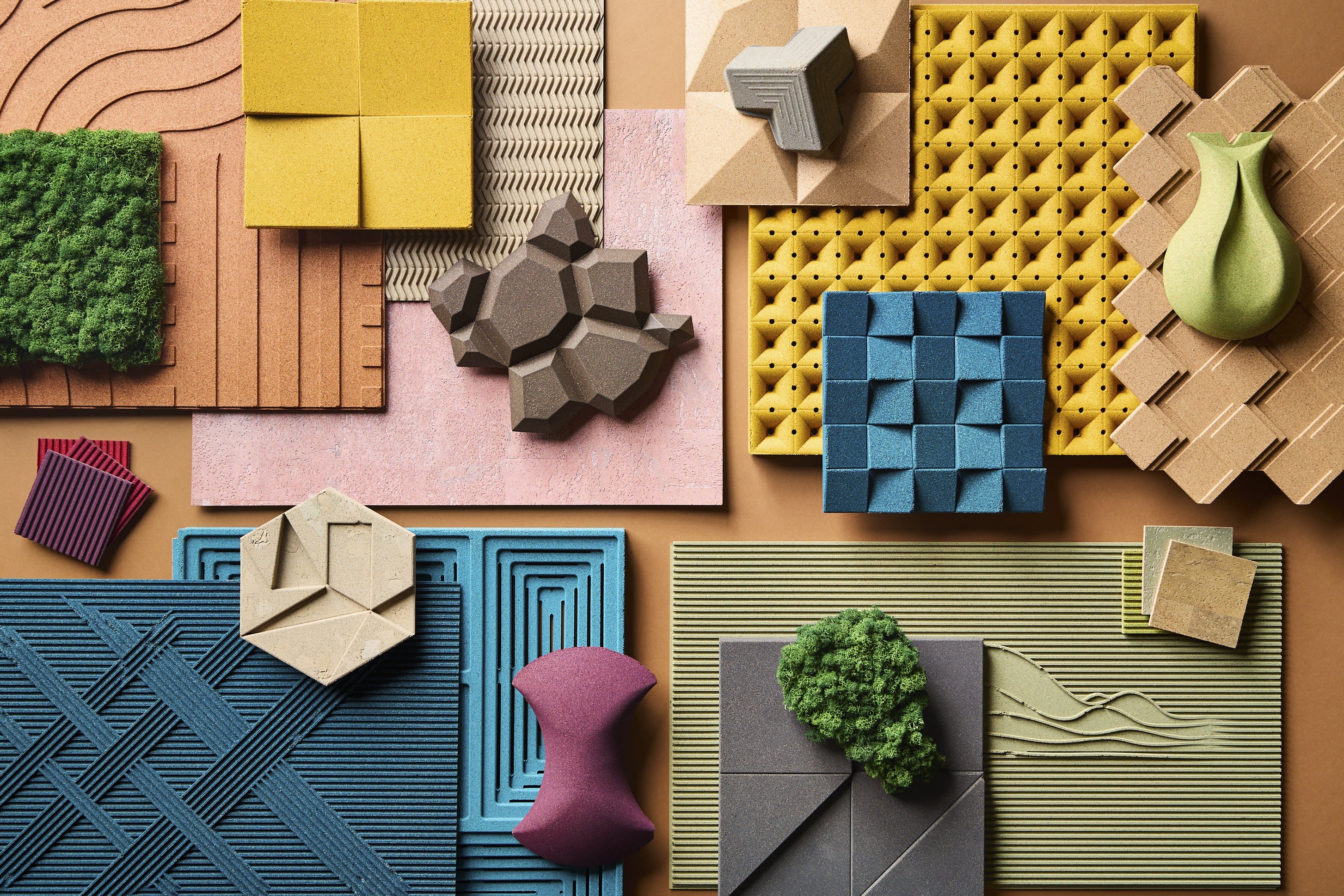 Muratto natural cork acoustic panels