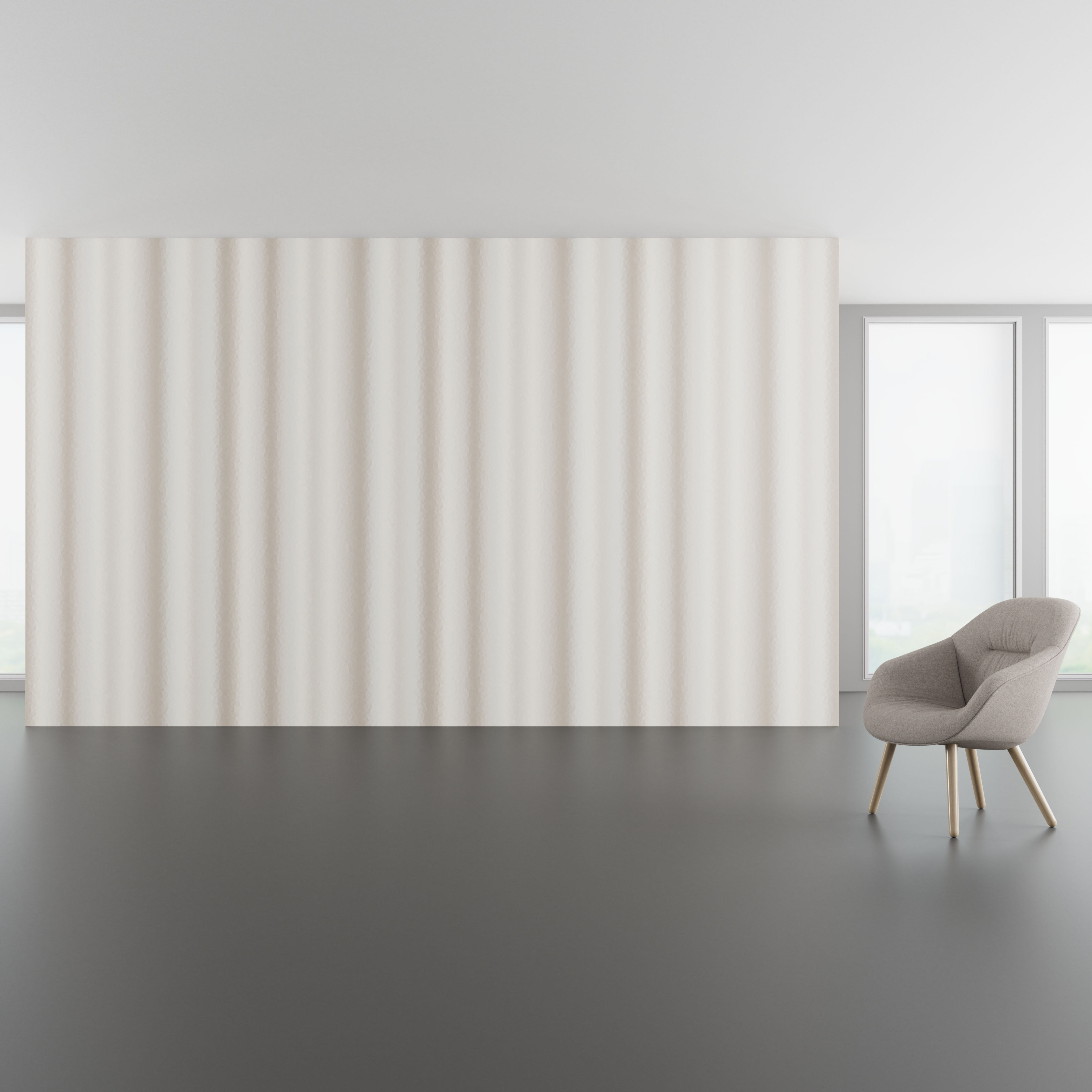 Install scene of Crystallize, a novelty digital art wallcovering pattern,