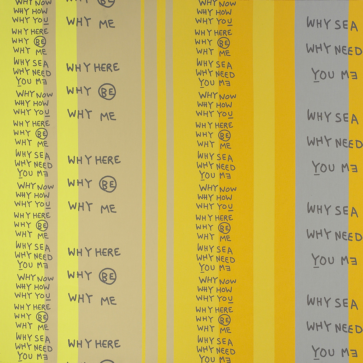 Why Why Why - Yellow - Momentum Textiles and Wallcovering